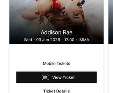 5 addison rae tickets for sale