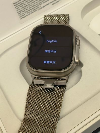 Apple Watch Ultra Gen1 GPS + Cellular, 49mm Titanium & Ceramic Case (Battery: 83%) Excellent
