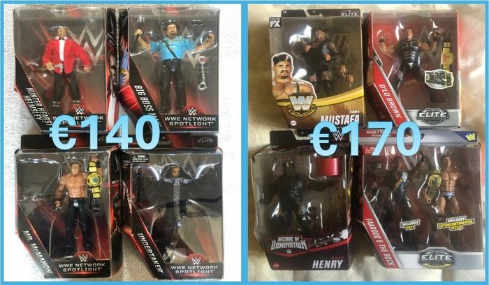 wwe elite wrestling figures rare NEW