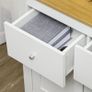 Sideboard Storage Cabinet, Modern Kitchen Cupboard with Double Doors and Drawers for Dining Room Image 5
