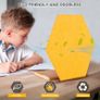 NEW SALE | 12 Pcs Self-Adhesive Acoustic Absorption Panels, High Density 12" X 10" X 0.4" Soundproof Acoustic Panel, Hexagon Sound Absorbing Panels for Recording Studio & Home & Offices Image 5