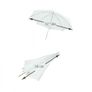 84cm 33 inch White Soft Umbrella Image 2