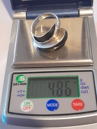 Heavy Navajo sterling silver ring