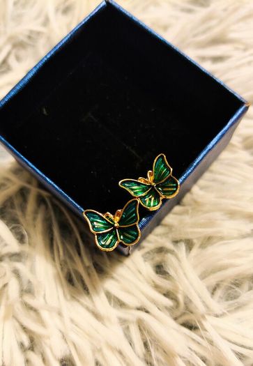 Butterfly Design Stud Earrings Cute Fashion Jewelry