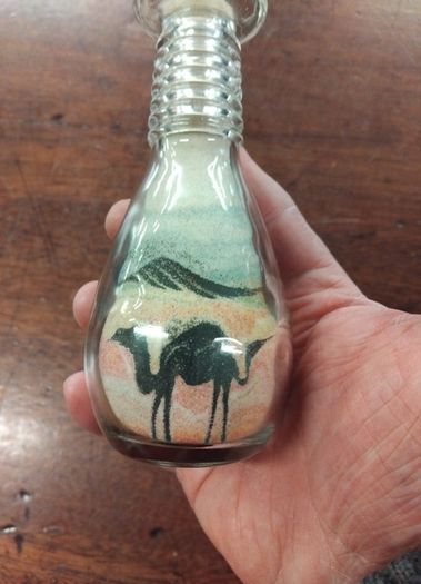 Sand in Bottle Ornament