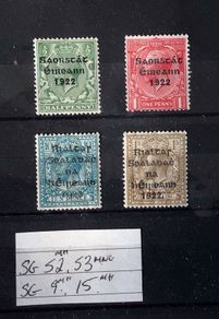 Ireland 1922 - 23 Overprints Mint Selection