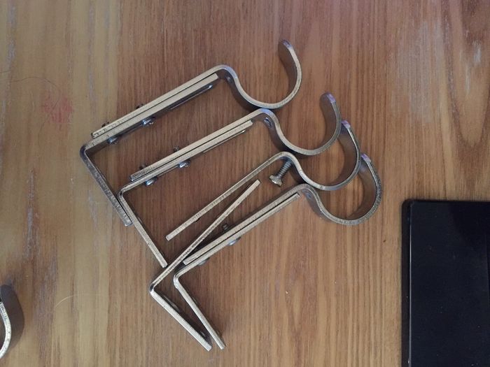 Curtain poles