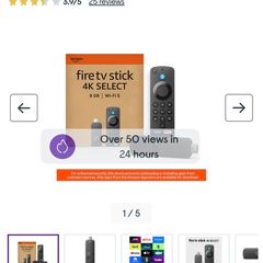 Amazon Firestick 4K select 8GB