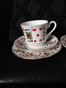 Elizabethan Staffordshire Fine Bone China Playing Cards in excellent condition