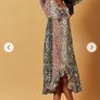 Animal print midi dress Image 3