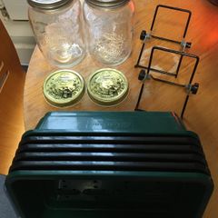 Sprouting Jar Set + Garland Microgreens Tray Sets + coco coir bricks + Organic seeds