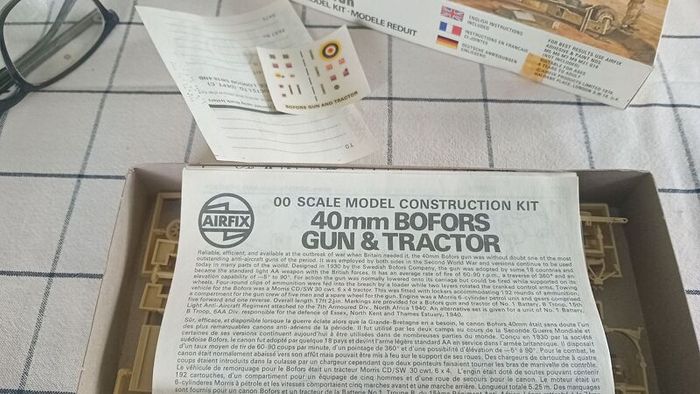 Airfix Bofors Gun & Tractor, 1976
