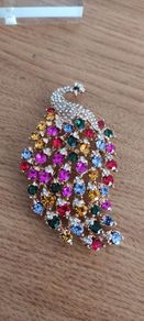 Peacock brooch / pendant