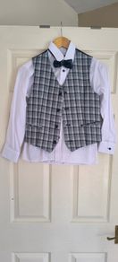 5 piece navy communion suit