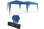 Gazebo 3 x 6 m Waterproof Pop-Up with Bag Marquee UV Protection Folding Gazebo Garden Tent Party Tent Blue