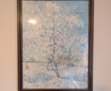 Peach Trees in Blossom Print, Van Gogh in Frame