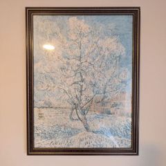 Peach Trees in Blossom Print, Van Gogh in Frame