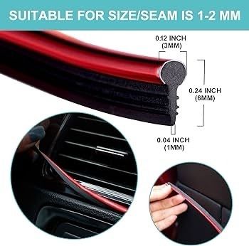 NEW SALE | Car Interior Accessories Trim Strips -10M / 32.8FT Car Mods Gap Fillers Automobile Moulding Line Decorative Accessories DIY Flexible Strip Garnish Accessory with Installing Tool
