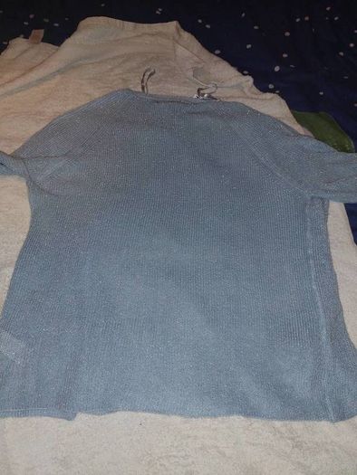 Long Blue Cardigan