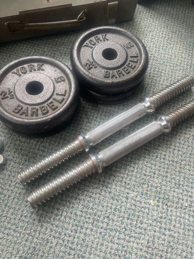 York Cast Iron Dumbbell Set