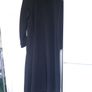 Max Mara Black Cashmere & Wool S10 Coat 52" Long Image 7
