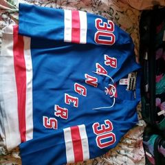 New York Rangers Ice Hockey Name And Numbers Sewn On. Great Condition Size Large