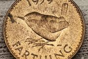 Great Britain 1939 1/4d Farthing Beautiful Uncirculated Red
