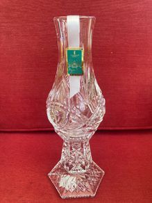 Waterford Crystal Trinity Knot Hurricane Candle Globe