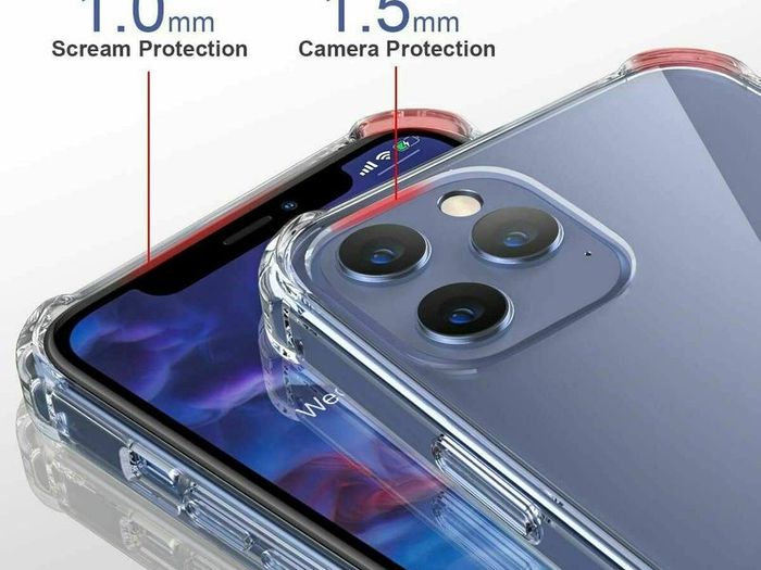 Shockproof Clear Case Cover For iPhone 12 11 Pro X XS Max XR 6 7 8 Plus SE Mini