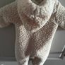 zara faux shearling fleece piece suit Image 4