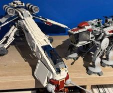 Lego Star Wars AT-OT and Drop Ship (10105) Please read description.