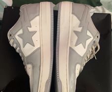 Bape grey shoes