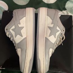 Bape grey shoes