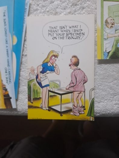5 Bamforth Doctor,Dentist,Nurse saucy postcards (4)