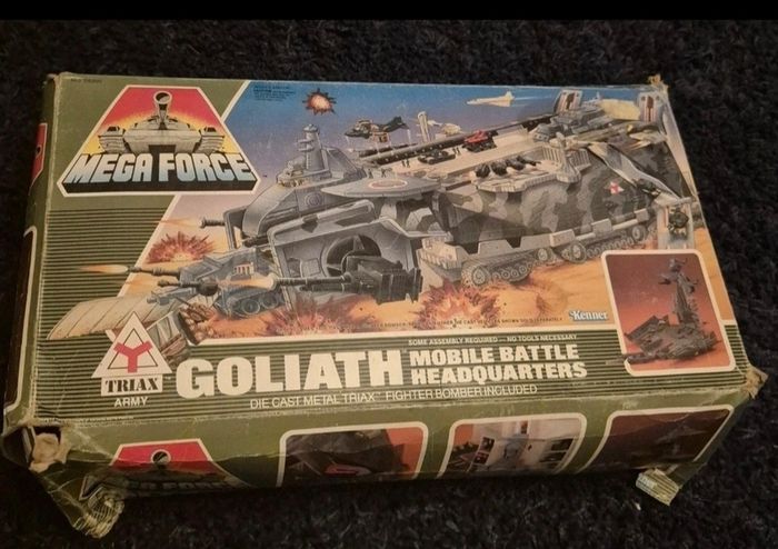 Vintage 1989 Kenner Mega Force Triax Goliath Mobile Battle Headquarters Parts