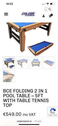 pool table