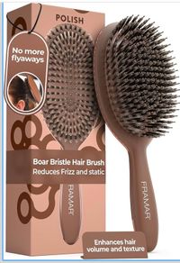 Boar hair brush