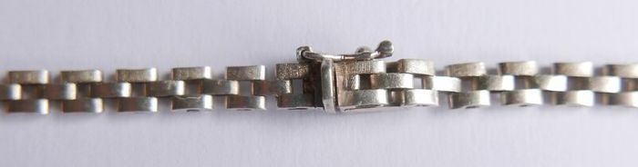 Vintage Cascading Necklace hallmarked 925 Sterling Silver length 17,5"  - 25,1g