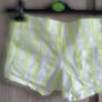 Summer Shorts neon yellow stripes fit Xs s never worn Image 3