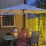 Quality solid wood garden table & chairs x 4 Image 3