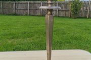 Classic, silver-plated tall candlestick (candelabra)