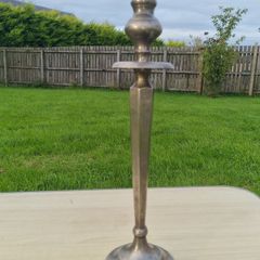 Classic, silver-plated tall candlestick (candelabra)