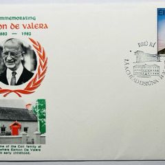 Ireland 1982 EAMON DE VALERA The Birth Centenary FDC Envelope EIRE Irish Stamp