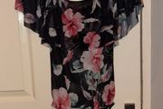 New Look Mesh Floral Bodysuit