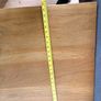 Solid oak nest of 3 tables Image 3