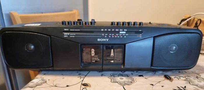 From 1991 - Sony CFS-W304L II Portable Radio Cassette Player, as new, working perfect.