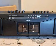 From 1991 - Sony CFS-W304L II Portable Radio Cassette Player, as new, working perfect.