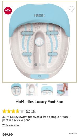 Homedics luxury foot spa