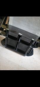 Glass tv stand