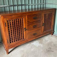 solid oak sideboard